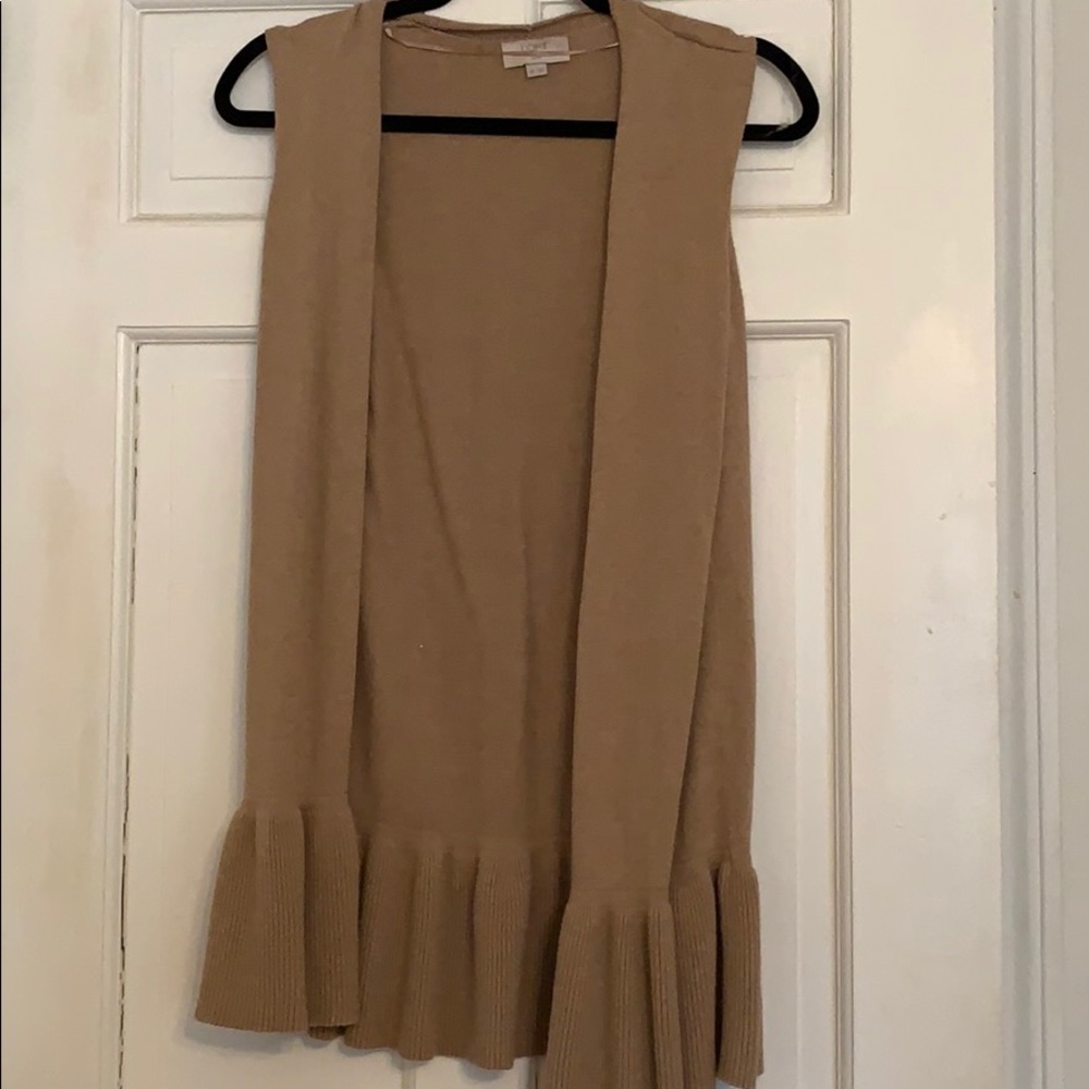 Loft sleeveless cardigan